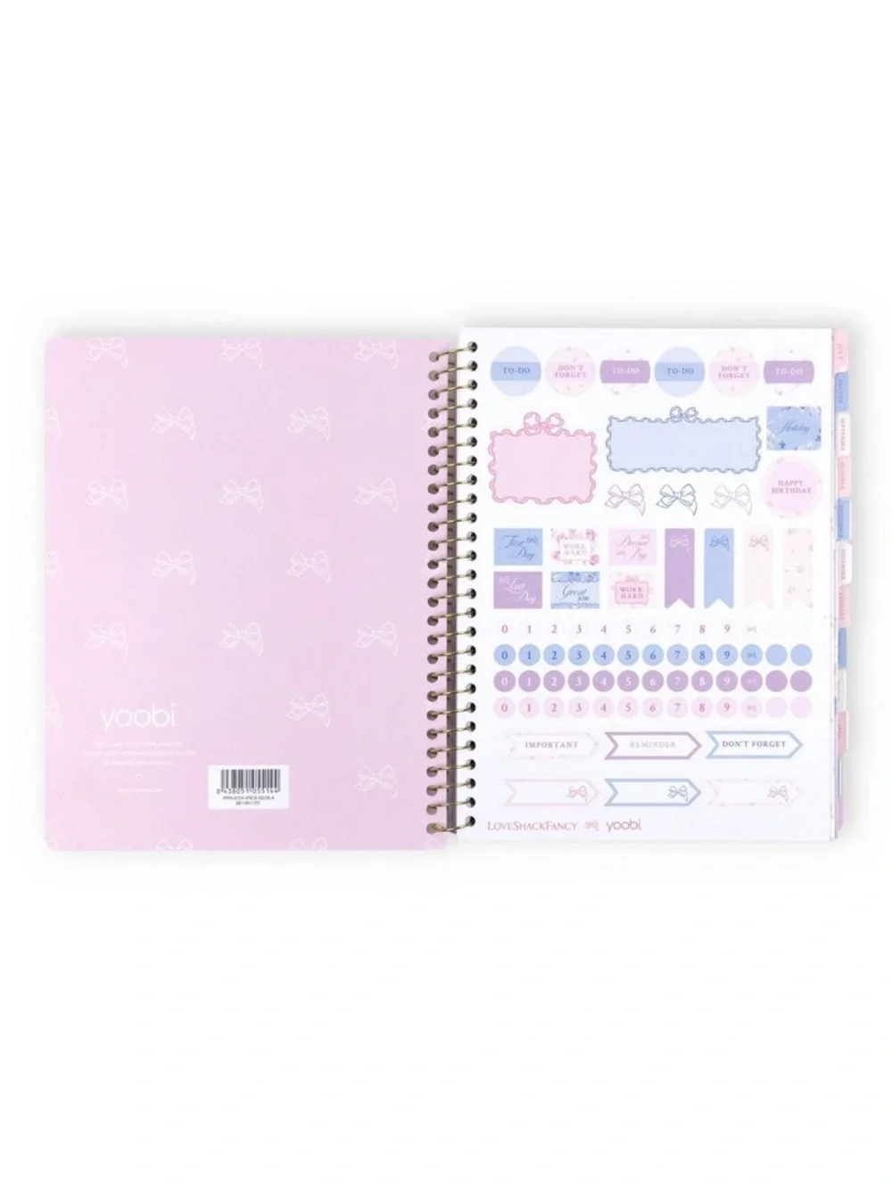 LoveShackFancy x Target - Yoobi Monthly and Weekly Planner 7